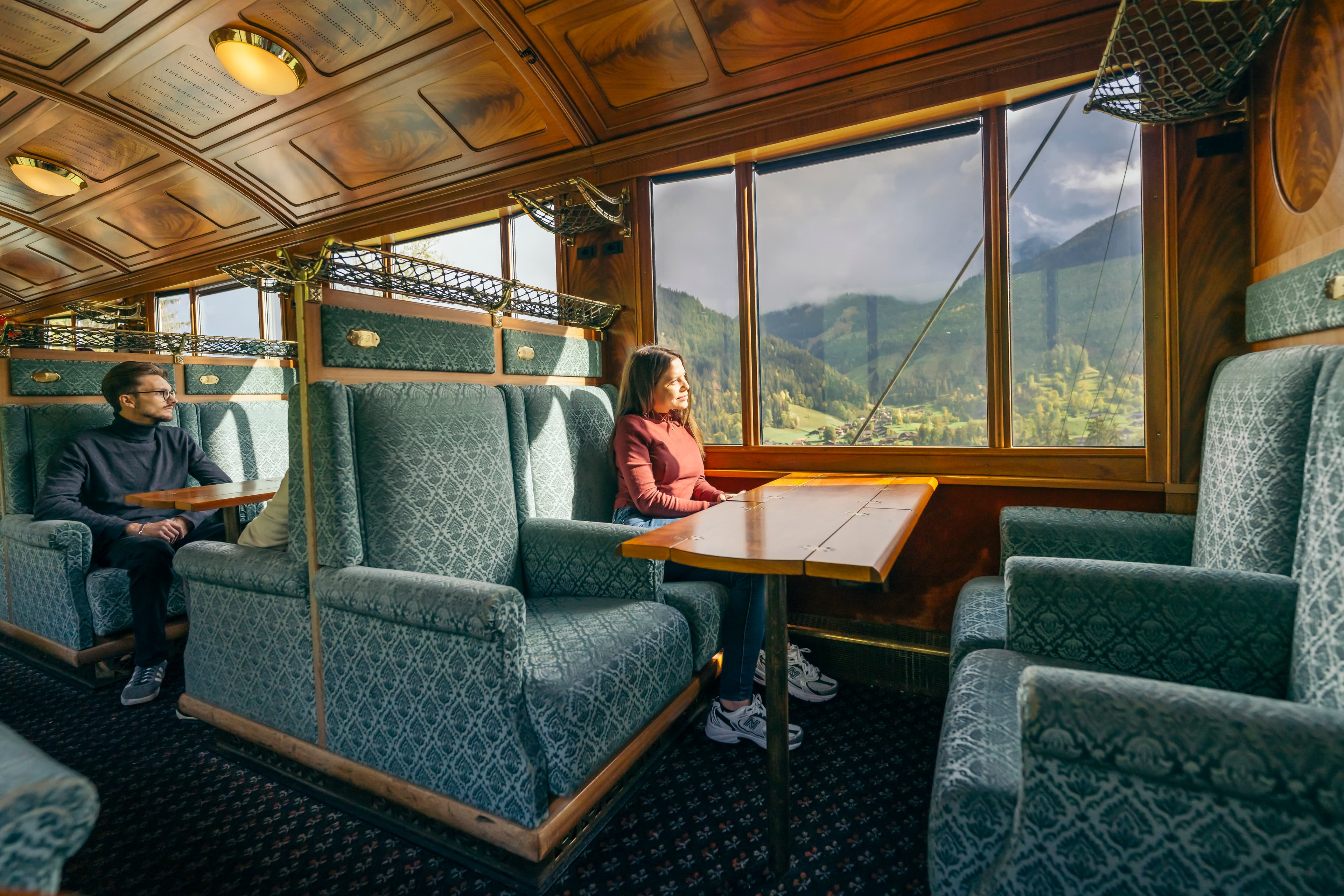 Coche Belle Époque de la línea GoldenPass